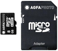 Flash Card AGFAPHOTO 8 GB Micro SDHC Karte + ...
