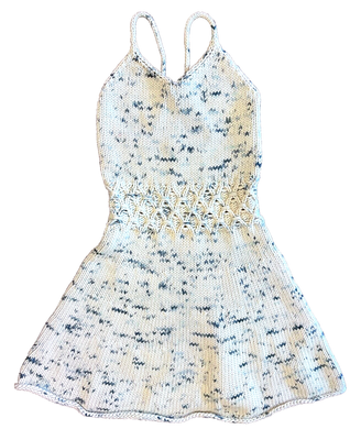 VGUC Misha & Puff Gigi Dress Sea Salt Confetti Size 3-4Yr Worn 1 X 