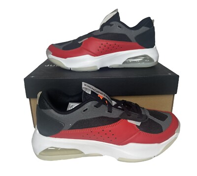 Size 11.5 Nike‎ Jordan Air 200E Black Chile Red Mens Lace Up Sneakers DC9836-086 Jordan Air 200E Shoes Black Chile Red DC9836-086 Men main image 4