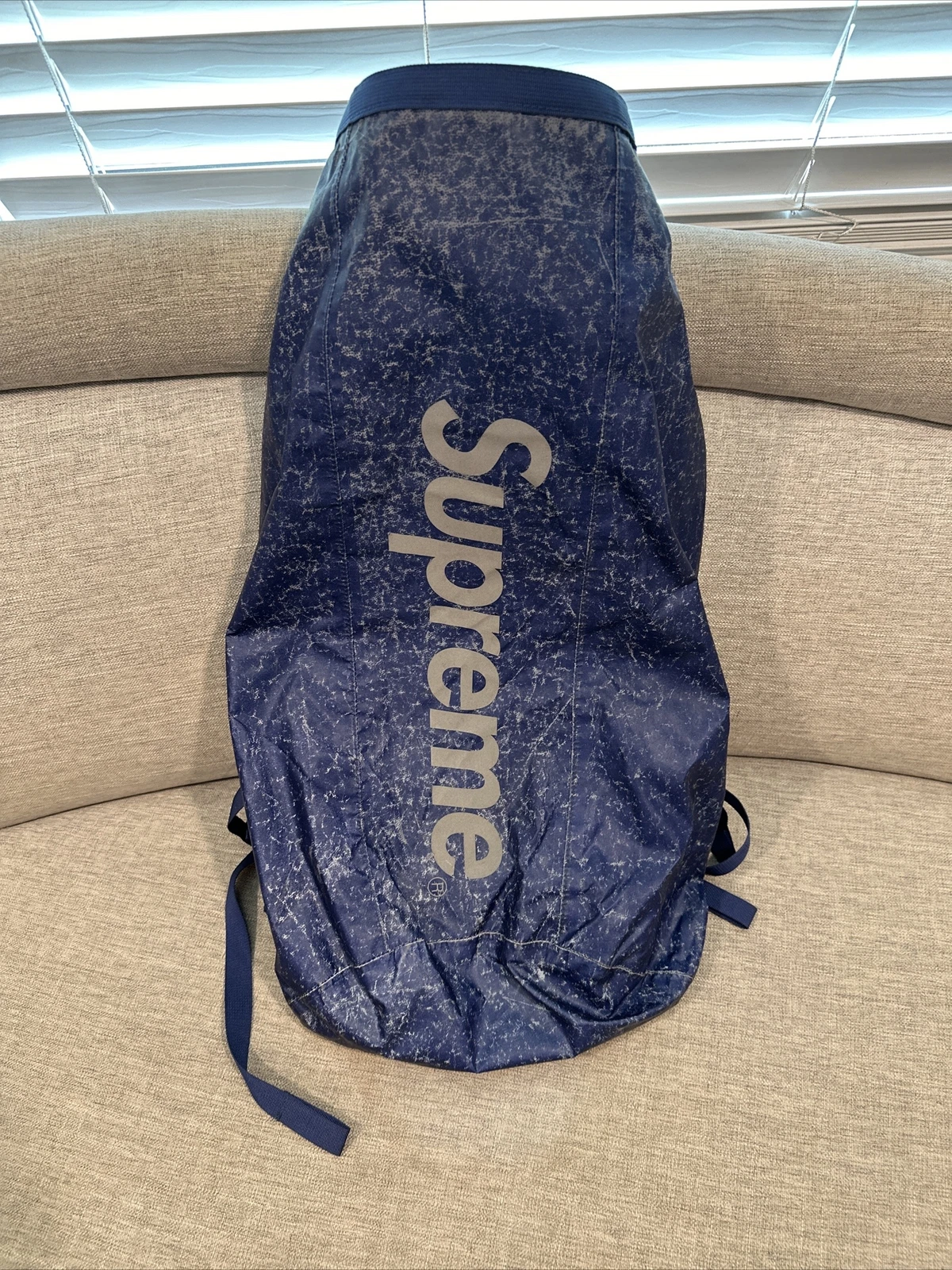 Sac à dos réfléchissant étanche Supreme bleu