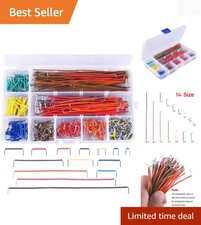 560-Piece Assorted Jumper Wire Kit - 14 Lengths, Ideal for Breadboard Projects