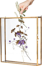 Hochzeitskartenbox Glas 30x30cm mit Kette für Wand- und Tischdekorationen