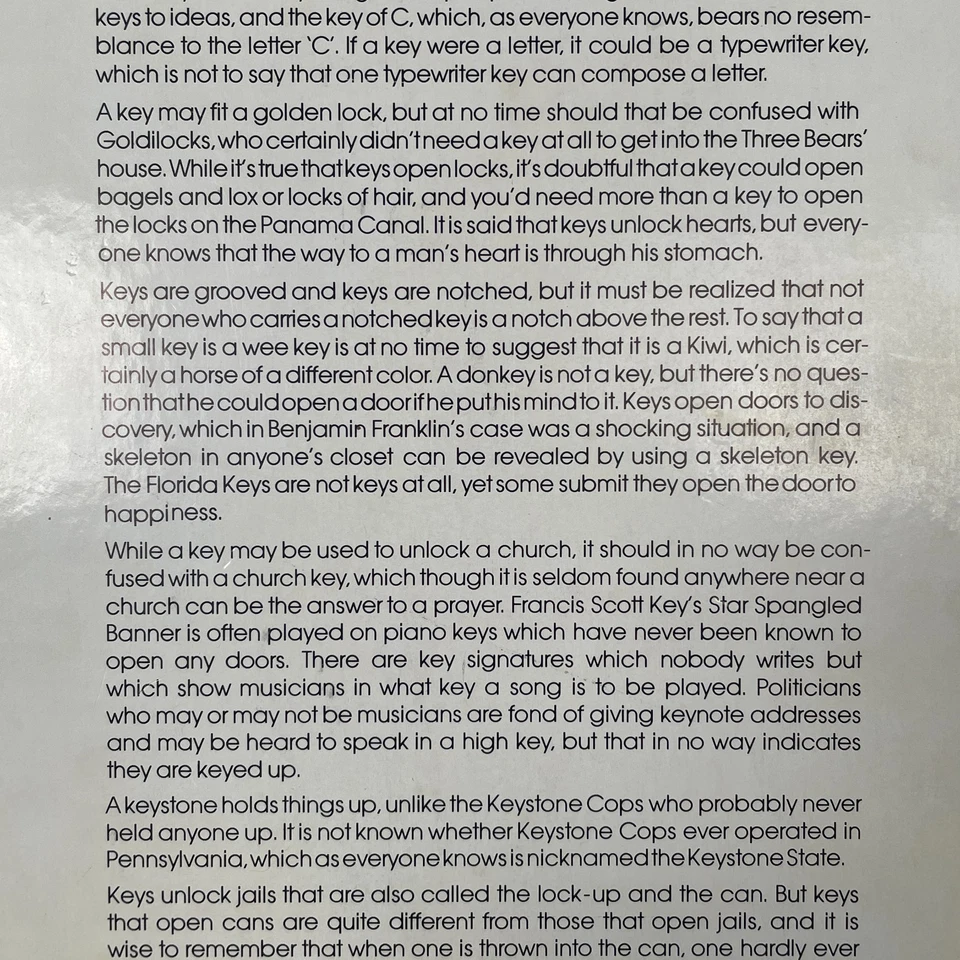 Vintage 70s Just For Openers ANTIQUE KEY JIGSAW PUZZLE Collection Springbok 1975 - Image 3 of 4