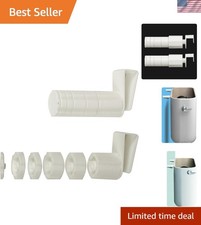 White Toilet Tank Support - Adjustable Size  Easy Installation, No Cutting