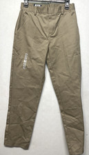 Boys 16 Flat Front Universal Uniform Pants Khaki New Tags School Waist 29