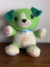 LeapFrog "My Pal Scout" Puppy - 12" Plush Interactive Toy TESTED WORKING