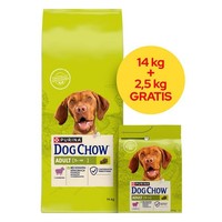 Purina Dog Chow Adult 14 Kg + 2,5 Kg Gratis-Trockenfutter Mit Lamm