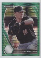2021 Panini Prizm Draft Picks Green Pulsar Prizm Tyler Mattison #PDP104 0kr5