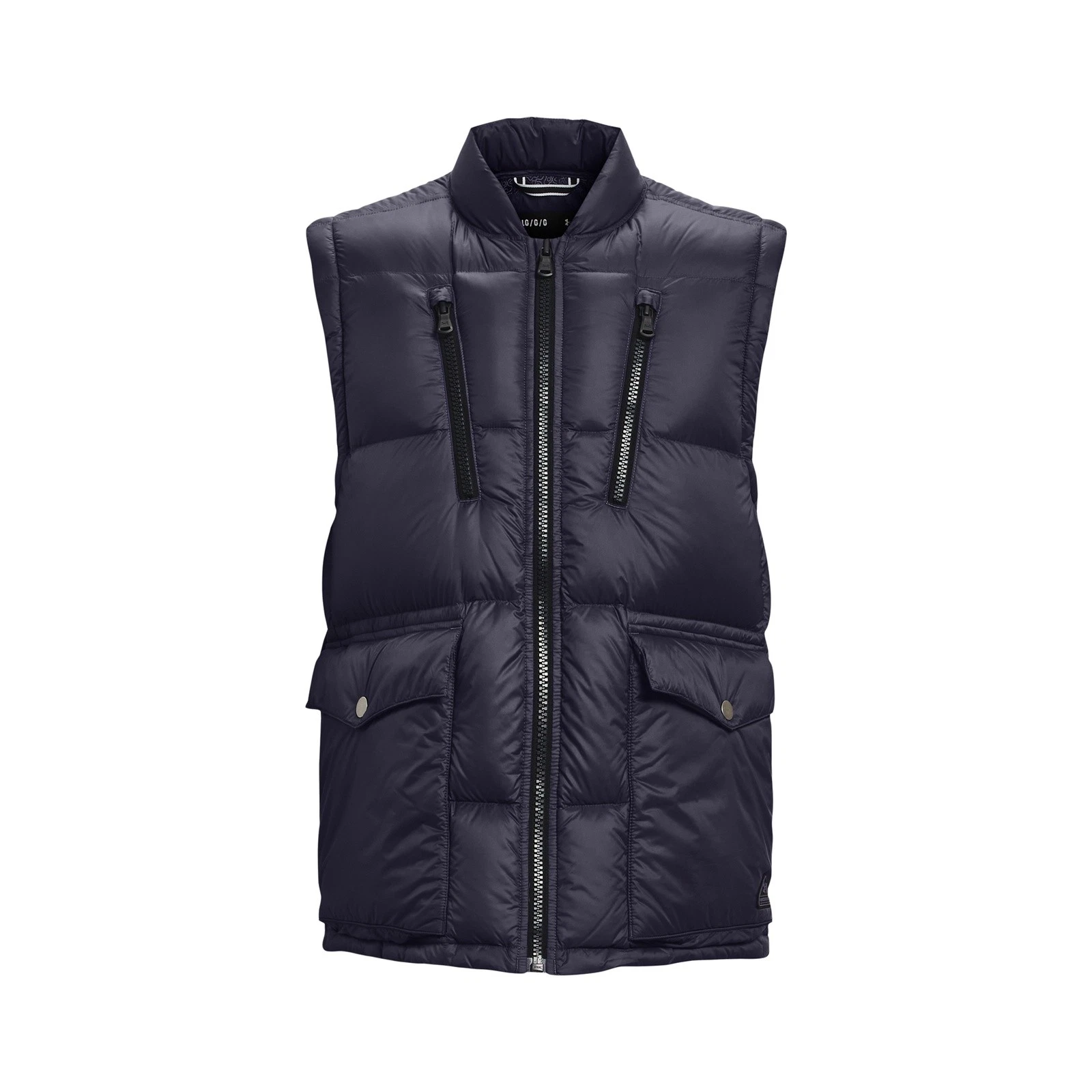 Under Armour Mens Insulated Vest Purple Nylon Quilted Down Fill Outdoor Athletic