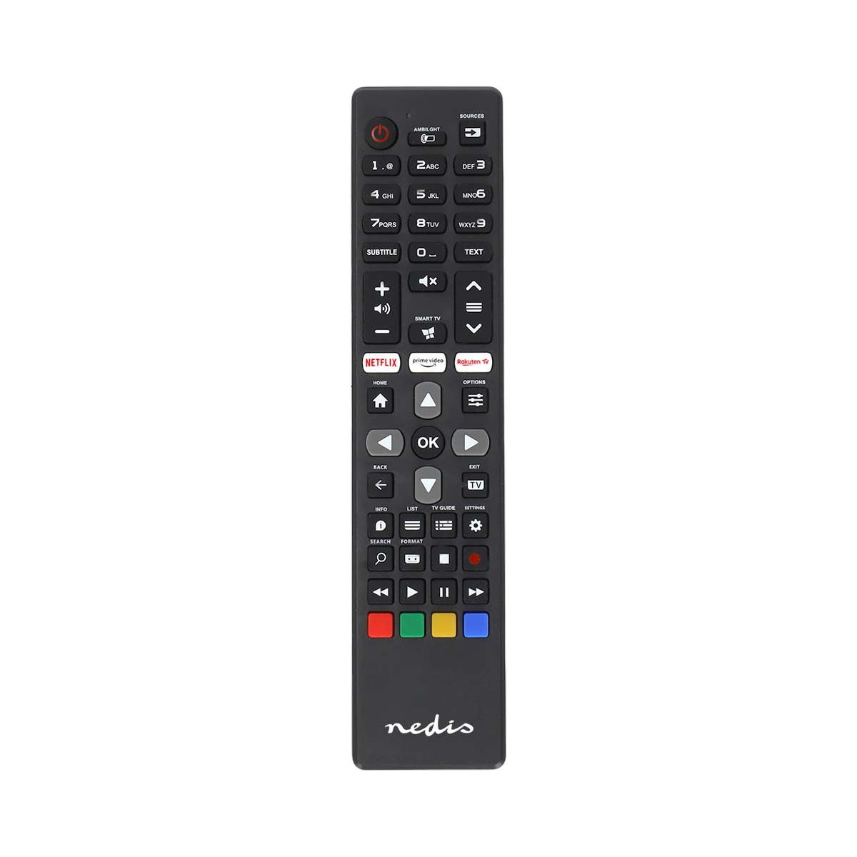 Télécommande Nedis pour remplacer votre commande TV et streaming perdue ou cassée