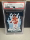 2024 Panini Donruss - White Hot Rookies Bo Nix #WH9 PSA 7