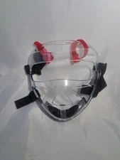 Martial Arts Clear Face Shield Mask for Sparring Head Gear (Mask Only)