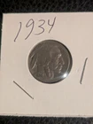 1934 P Buffalo Nickel •