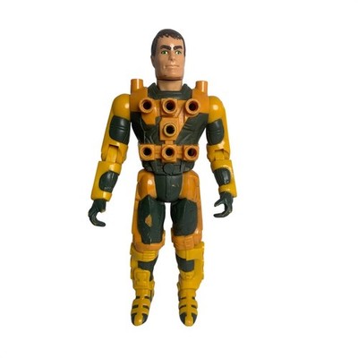 Vintage 1986 Kenner Centurions Ace McCloud Action Figure Yellow Green Retro