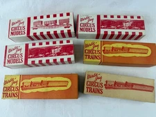 LOT OF 6 Wardie Jay Circus Wagon Kits lion cage side show liberty band cage