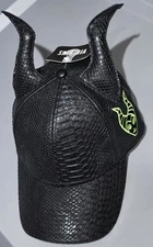 Disney Villains Sleeping Beauty Maleficent Official Licensed Leather Horned Hat