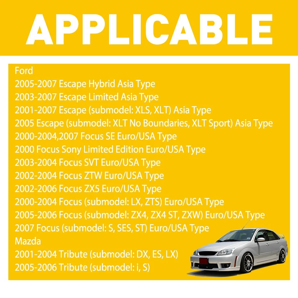 Manija de puerta apta para Ford 00-07 con cerradura Focus delantera o izquierda derecha negra FO1310142 Foto 2 de 4