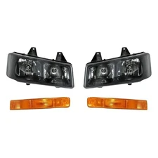 For Chevy Express 2500 03-23 4-Piece Kit (Driver and Passenger Side Headlights,