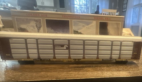 Portador automático cerrado Walthers HO 89' Conrail 931238 marrón plata | Condition: Used