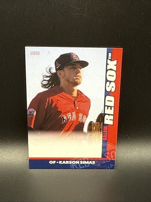 Karson Simas 2022 Salem Red Sox Update Set #28 Only 200 Made!