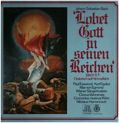 LP Johann Sebastian Bach , Paul Esswood   Kurt Equiluz   Max v Lobet Gott In Se