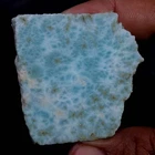 Spiritual Healing Larimar Natural Authentic Slab Rough Blue Gem Stone 239.80 Cts
