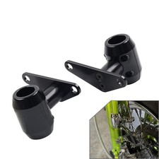 Supporto parafango forcella anteriore molla 0-6" nero per Harley Choppers personalizzato