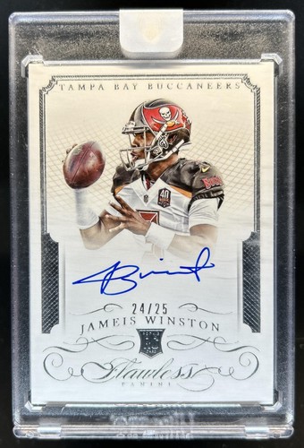2015 Panini Flawless Jameis Winston Auto Autograph RC #/25 Buccaneers Rookie