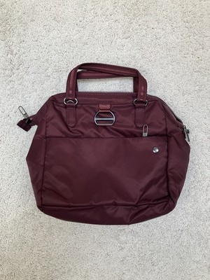 PacSafe RFID Safe Series Burgundy Bag Pls Read