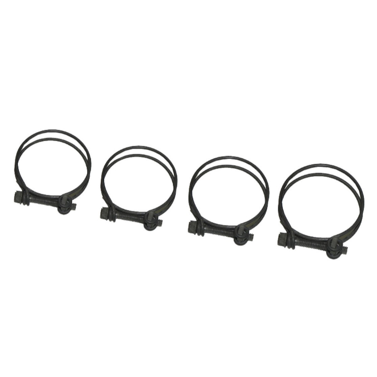 Authentic 1964-70 Oldsmobile Cutlass 442 Double Wire Radiator Hose Clamp Set 4pc