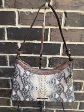 NWT Brahmin Esme Multi Eirwen Shoulder Bag Leather multi brown neutral snake