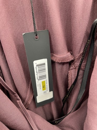 Neu mit Etikett Donna Karan New York Audrey Kleid langes Unterkleid lila Größe 14 - Bild 17 von 19