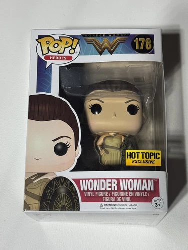 Funko POP! Heroes Wonder Woman #178 Wonder Woman - Hot Topic Exclusive  w/case