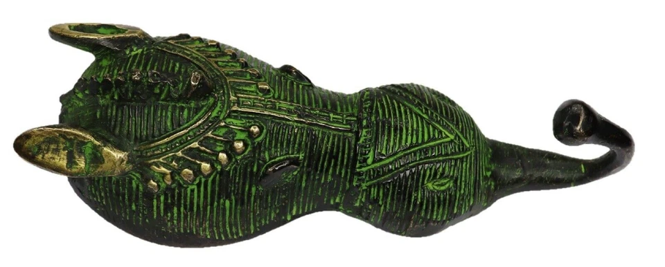 Полотенце в форме лошади в старинном стиле ручной работы из латуни ткани 1 крюк настенная вешалка - Изображение 4 из 4