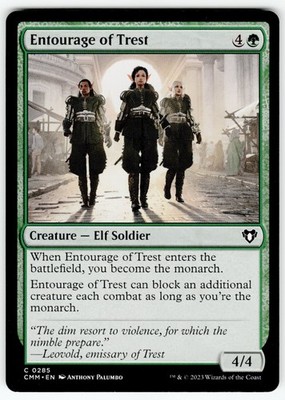 MTG Entourage of Trest | #285 Commander Masters | English