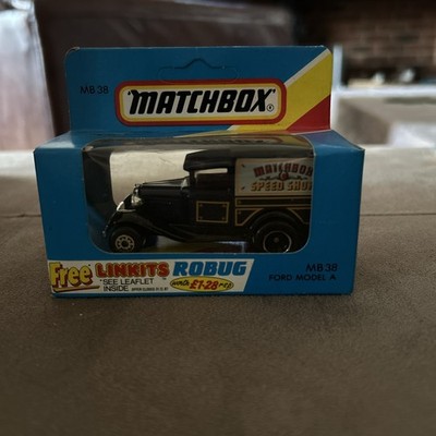 Matchbox SPEED SHOP Ford Model A Van MB-38 NEU ungeöffnete Box 80er Spielzeugauto