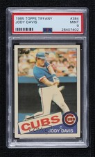 1985 Topps Collector's Edition Tiffany Jody Davis #384 PSA 9 MINT 3vl