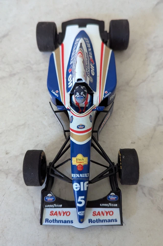 Coche de carreras ONYX Damon Hill Williams Renault FW16 DieCast F1 sin caja  Foto 4 de 4