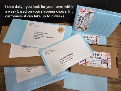 1/6 SCALE Miniature Police CSI Evidence Ziplocs SIX (6) Assorted Sizes - Picture 13 of 13