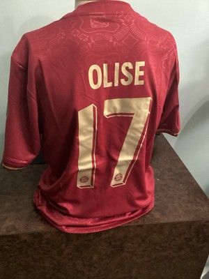 Olise #17 Bayern 125 Year Anniversary Jersey Red US Size Large | eBay