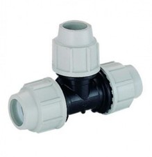 PLASSON MDPE 25mm Equal Tee - 7040 - FREE Next-Day Delivery