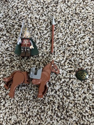LEGO LORD OF THE RINGS 9471 EOMER Minifigure + Horse & Accessories 100%LEGO READ