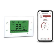 TERMOSTATO 4G-LTE CON SIM INCLUSA CRONOTERMOSTATO SMART CON APP VEMER VE795800