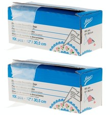 Ateco 100 Piece Disposable Decorating/Pastry Bags 12 Inches 2-Pack 