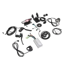 ₁ Electric Bike Conversion Kit 17A Controller GD06 Panel Headlight Taillight