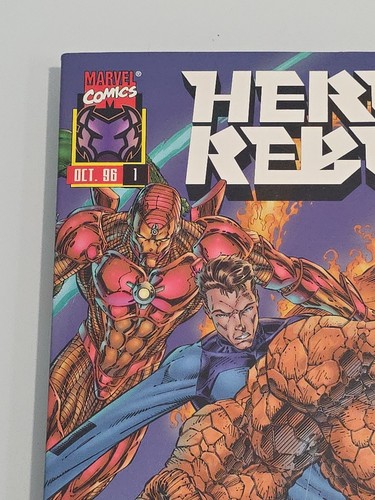 Heroes Reborn TPB First Printing 1996 Marvel Comics Signed Brett Booth - Picture 4 of 6