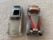 RARE 1964 James Bond 007 Aston Martin Coupe &  1935 Duesenberg SSJ Speedster
