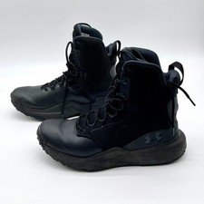 Under Armour Men's Black Micro G Stellar Lace-Up Tactical Boots Size 10