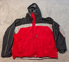 Columbia Jacket Mens XXL Colorblock Interchange 3 In 1 Fleece Lined Coat Parka