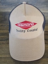 Hat Cap Snap Back Diamond QUALITY COUNTS MESH BACK 22